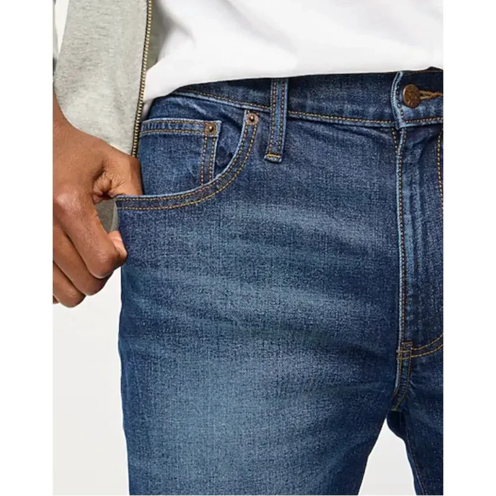 J Crew Straight Fit Jeans 36 x 30 Dark Wash NWOT AZ851 J.Crew